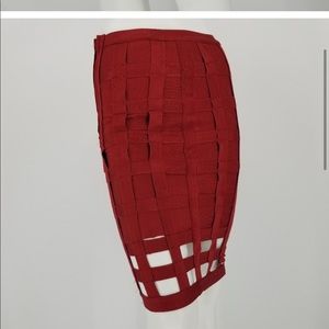 Wow contour gold label pencil skirt